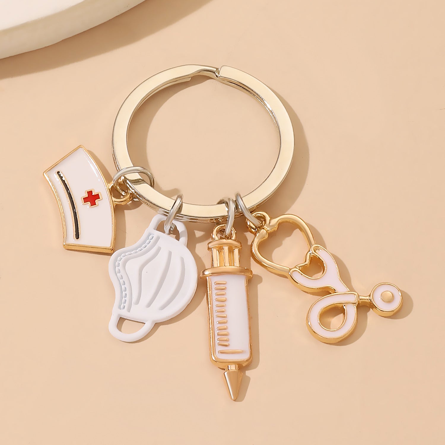 Wholesale Creative Resin Dice Keychain